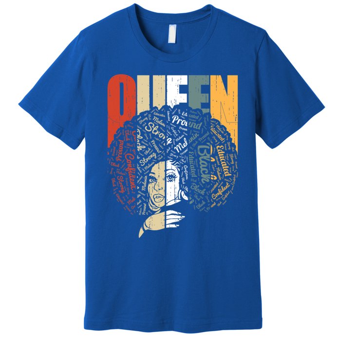 Black Magic Afro American Melanin Natural Hair Queen Gift Premium T-Shirt