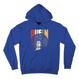 Black Magic Afro American Melanin Natural Hair Queen Gift Tall Hoodie