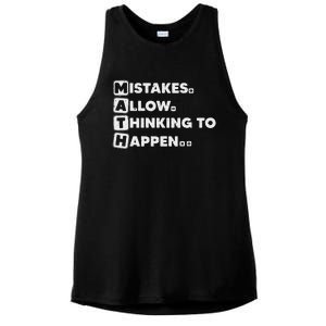 Best Math Art Calculus Algebra Math Geek Lover Ladies PosiCharge Tri-Blend Wicking Tank