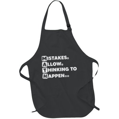 Best Math Art Calculus Algebra Math Geek Lover Full-Length Apron With Pockets