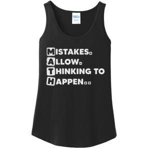 Best Math Art Calculus Algebra Math Geek Lover Ladies Essential Tank