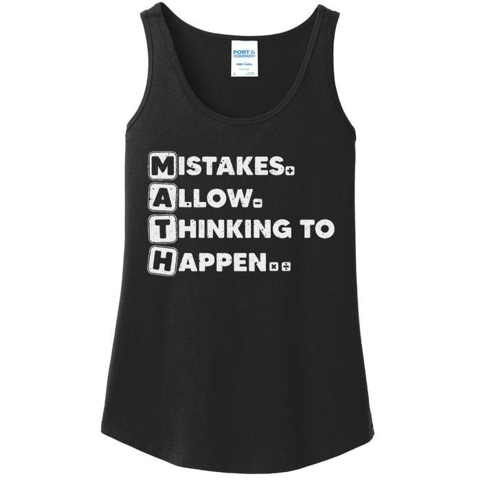 Best Math Art Calculus Algebra Math Geek Lover Ladies Essential Tank