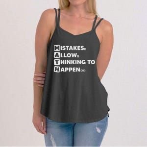 Best Math Art Calculus Algebra Math Geek Lover Women's Strappy Tank