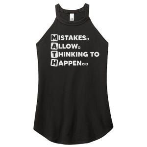 Best Math Art Calculus Algebra Math Geek Lover Women's Perfect Tri Rocker Tank