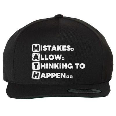 Best Math Art Calculus Algebra Math Geek Lover Wool Snapback Cap