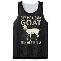 Buy Me A Baby Goat Then We Can Talk Mesh Reversible Basketball Jersey Tank