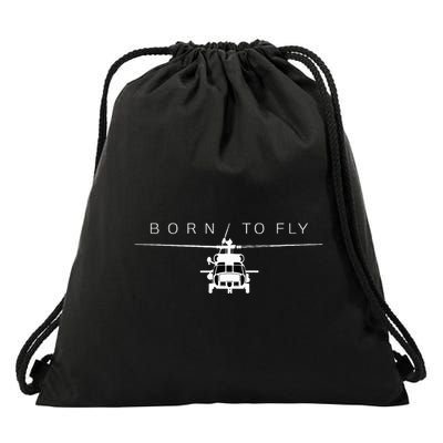 Blackhawk Military Aviation Apparel Helicopter Pilot Gift Drawstring Bag