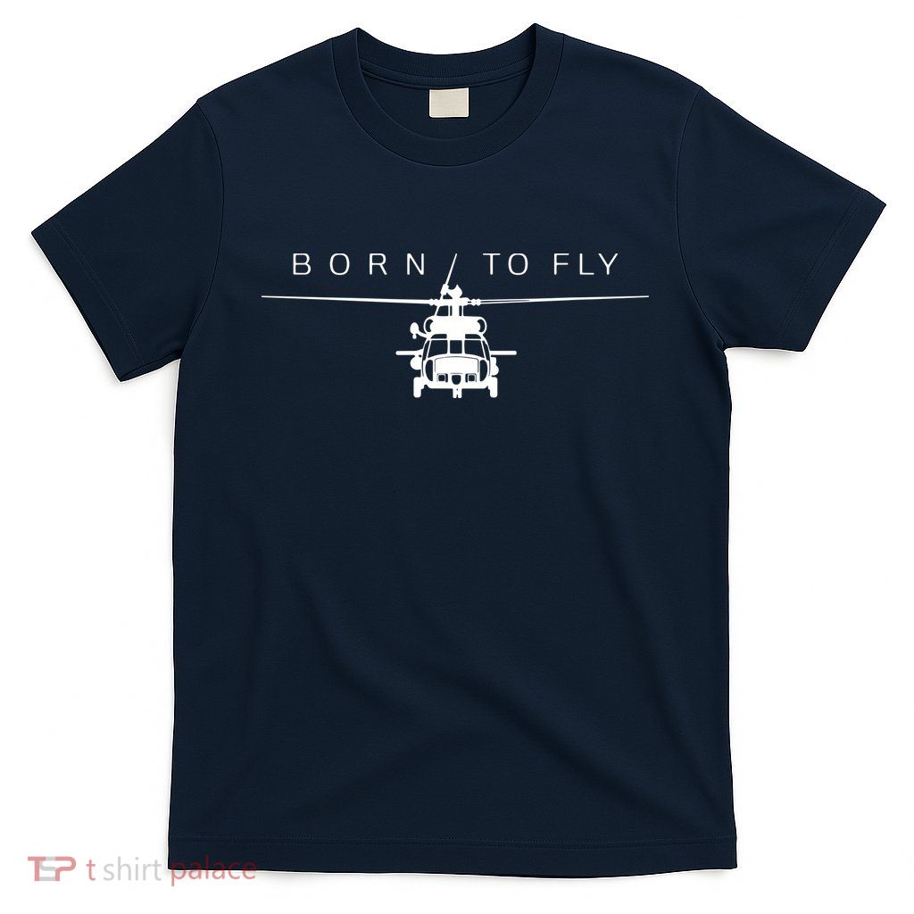 Blackhawk Military Aviation Apparel Helicopter Pilot Gift T-Shirt