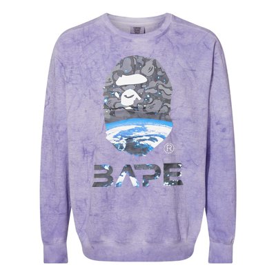 Bape Mid Autumn Festival Sace Moon Earth Big Ape Gift Colorblast Crewneck Sweatshirt