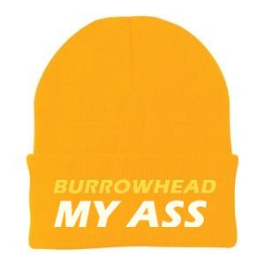 Burrowhead My Ass Design Knit Cap Winter Beanie