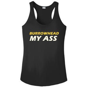 Burrowhead My Ass Design Ladies PosiCharge Competitor Racerback Tank