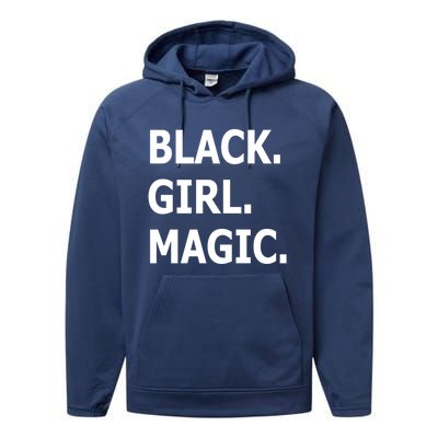 Black Magic African American Gift Performance Fleece Hoodie