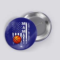 Basketball Mama American Flag Vintage Christmas Xmas Great Gift Button