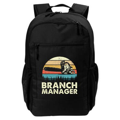 Branch Manager Arborist Tree Surgeon Lumberjack Logger Daily Commute Backpack