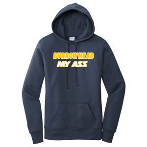 Burrowhead My Ass Funny Football Fan Tailgate Design Women's Pullover Hoodie