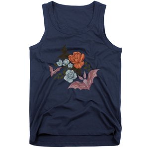 Botanical Moths And Night Flowers Tank Top