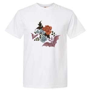 Botanical Moths And Night Flowers Garment-Dyed Heavyweight T-Shirt