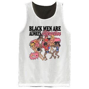 Black Men Are Always Attractive Mesh Reversible Basketball Jersey Tank