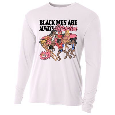 Black Men Are Always Attractive Cooling Performance Long Sleeve Crew