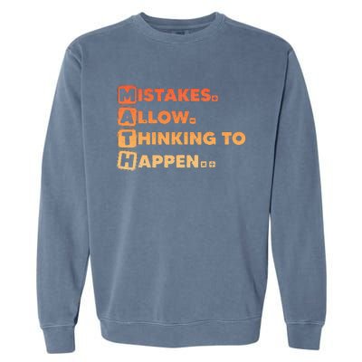 Best Math Art For Calculus Algebra Math Geek Lover Garment-Dyed Sweatshirt