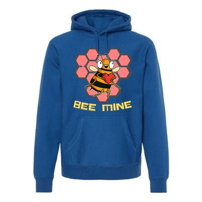 Bee Mine A Valentine's Day Gift For Beekeepers Or Bee Lovers Great Gift Premium Hoodie