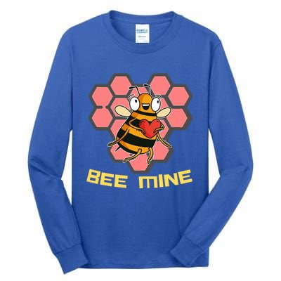 Bee Mine A Valentine's Day Gift For Beekeepers Or Bee Lovers Great Gift Tall Long Sleeve T-Shirt