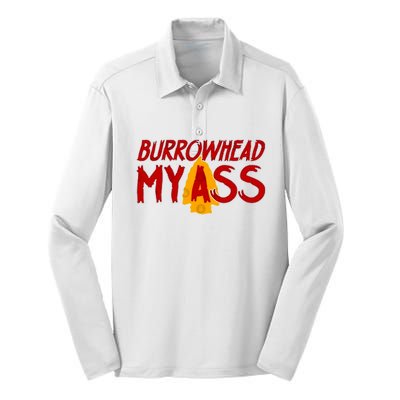 Burrowhead My Ass Silk Touch Performance Long Sleeve Polo