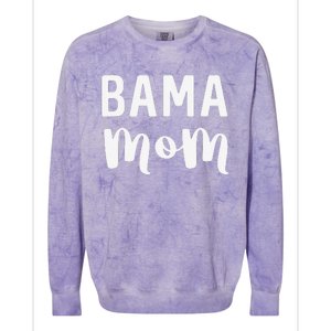 Bama Mom Alabama Gift Mother's Day Football Colorblast Crewneck Sweatshirt