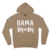 Bama Mom Alabama Gift Mother's Day Football Hoodie