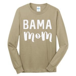 Bama Mom Alabama Gift Mother's Day Football Tall Long Sleeve T-Shirt