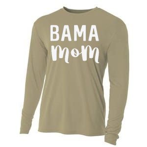 Bama Mom Alabama Gift Mother's Day Football Cooling Performance Long Sleeve Crew