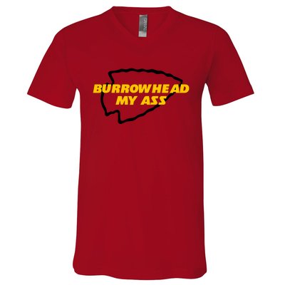 BurrowHead My Ass Funny Meme V-Neck T-Shirt