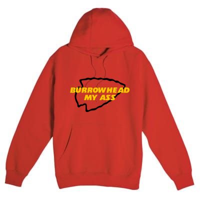 BurrowHead My Ass Funny Meme Premium Pullover Hoodie