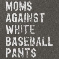 Baseball Mom Against White Baseball Pants Cotton Canvas Backpack