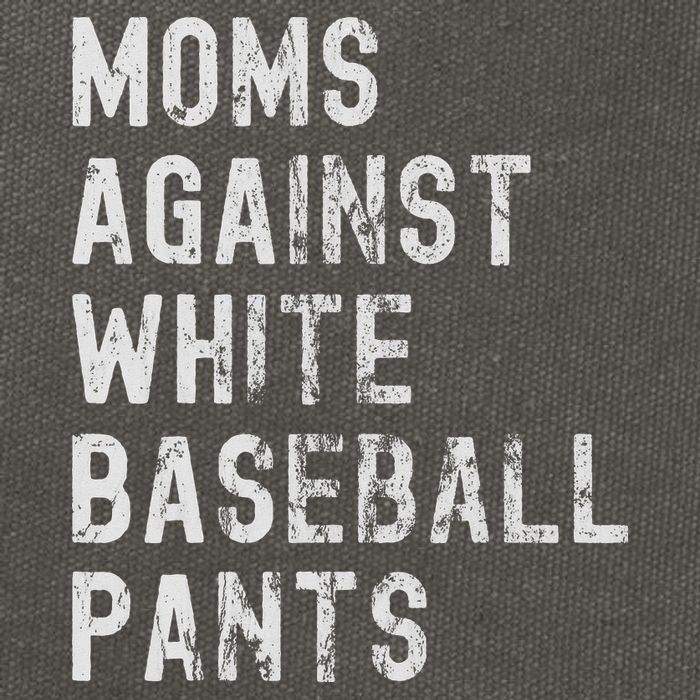Baseball Mom Against White Baseball Pants Cotton Canvas Backpack