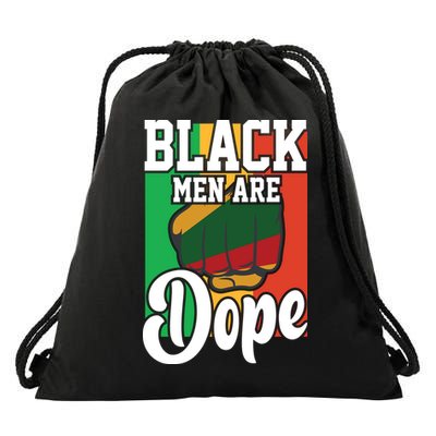 Black Man Are Dope Black History Month Gift Drawstring Bag