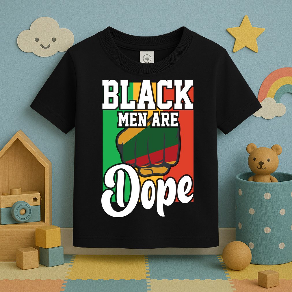 Black Man Are Dope Black History Month Gift Toddler T-Shirt