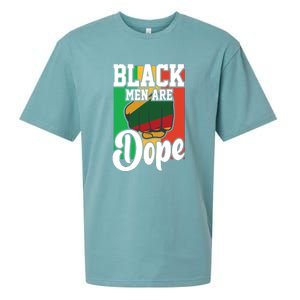 Black Man Are Dope Black History Month Gift Sueded Cloud Jersey T-Shirt