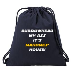 Burrowhead My Ass Funny Football Fan Drawstring Bag