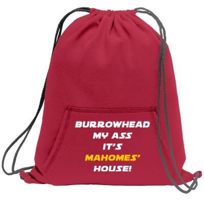 Burrowhead My Ass Funny Football Fan Sweatshirt Cinch Pack Bag