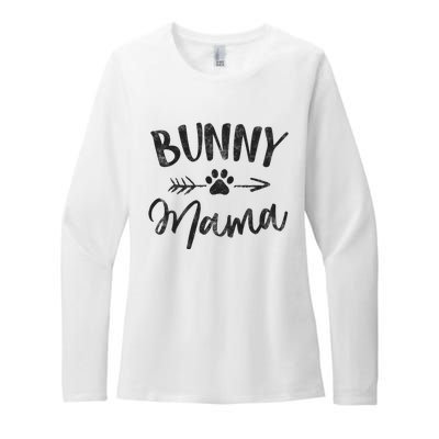 Bunny Mama Animal Lovers Pet Owner Gifts Rabbit Mom Womens CVC Long Sleeve Shirt