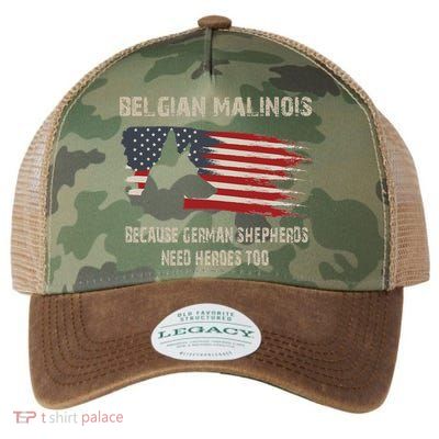 Belgian Malinois American Flag Legacy Tie Dye Trucker Hat