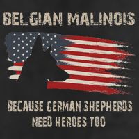 Belgian Malinois American Flag Cool Comfort Performance Bucket Hat