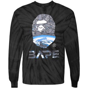 Bape Mid Autumn Festival Sace Moon Earth Big Ape Tie-Dye Long Sleeve Shirt