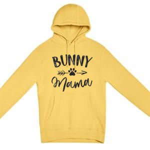 Bunny Mama Animal Lovers Pet Owner Gifts Rabbit Mom Premium Pullover Hoodie