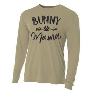 Bunny Mama Animal Lovers Pet Owner Gifts Rabbit Mom Cooling Performance Long Sleeve Crew