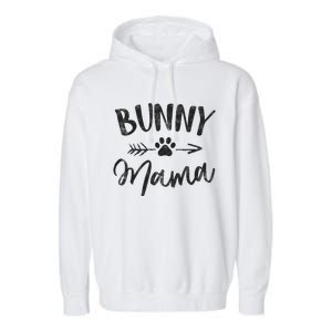 Bunny Mama Animal Lovers Pet Owner Gifts Rabbit Mom Garment-Dyed Fleece Hoodie