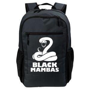 Black Mambas Are My Spirit Animal Scary Snake Daily Commute Backpack