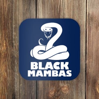 Black Mambas Are My Spirit Animal Scary Snake Coaster