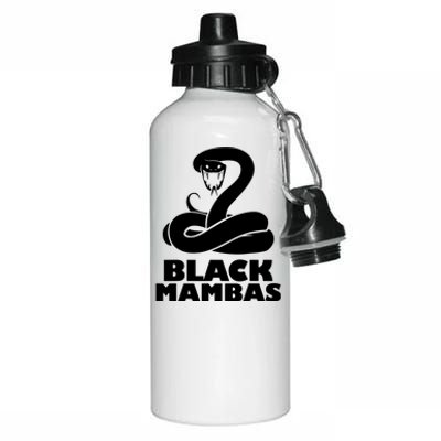 Black Mambas Are My Spirit Animal Scary Snake Aluminum Water Bottle 